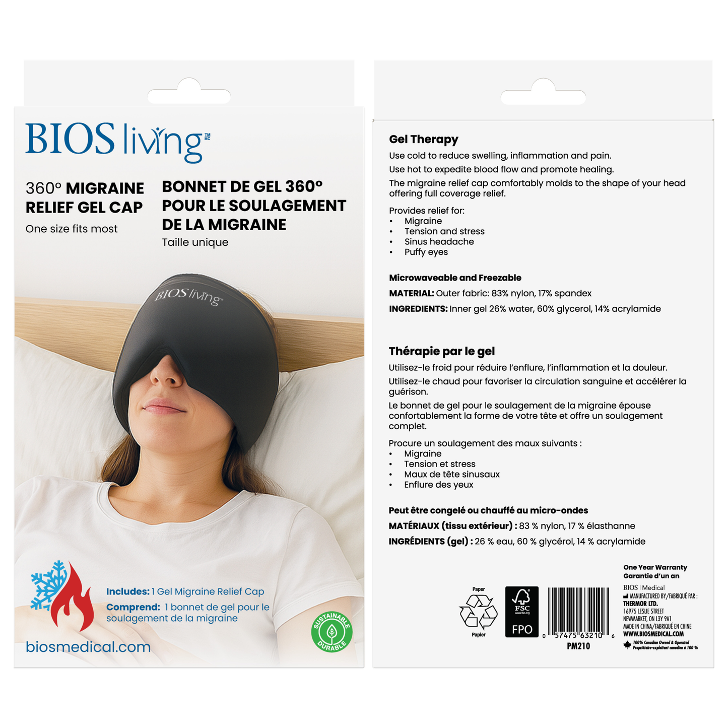360° Migraine Relief Gel Cap