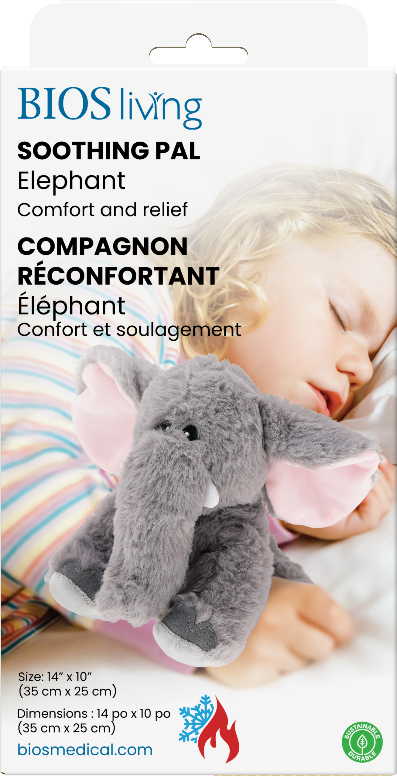 Soothing Pal Elephant Package - Front