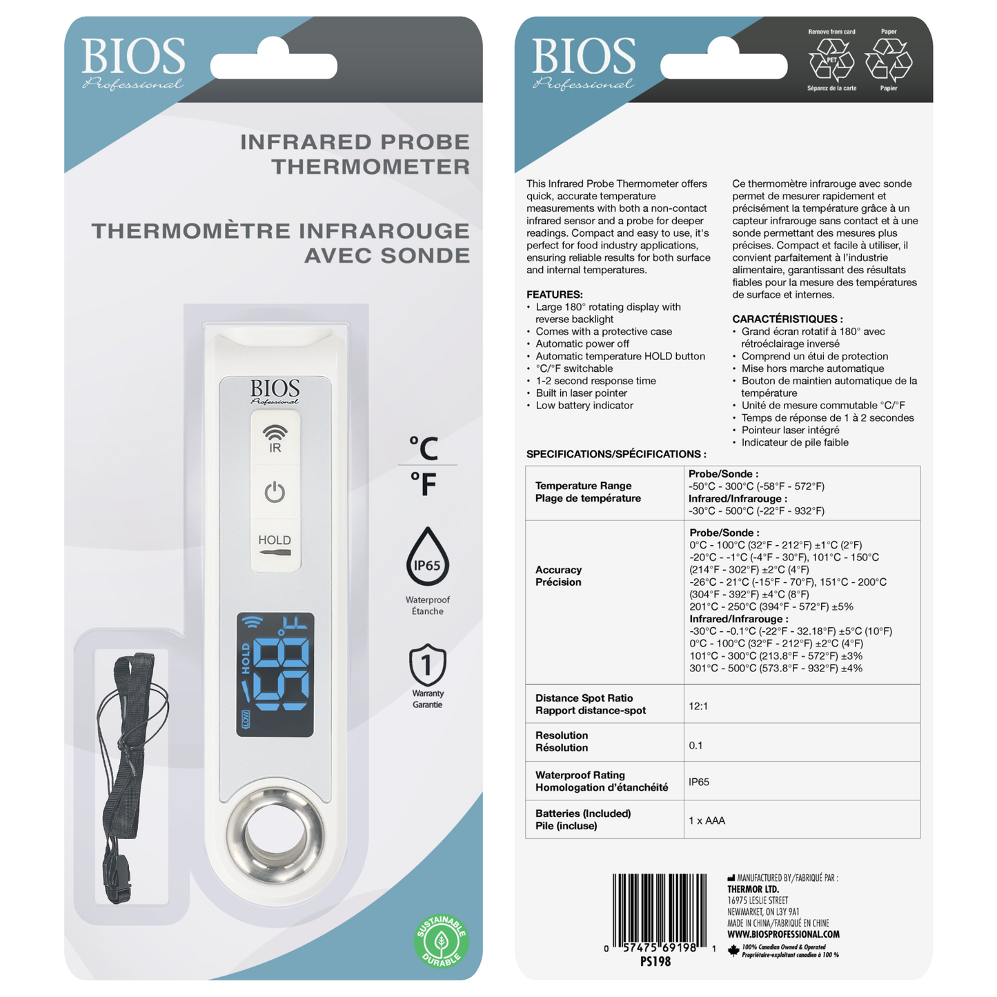 Infrared Probe Thermometer