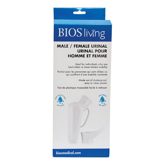 Urinal pour hommes avec accessoire féminin