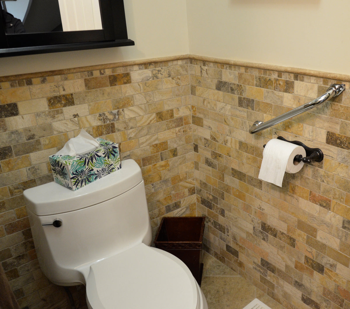Bathroom Bathing Stool & Grab Bars
