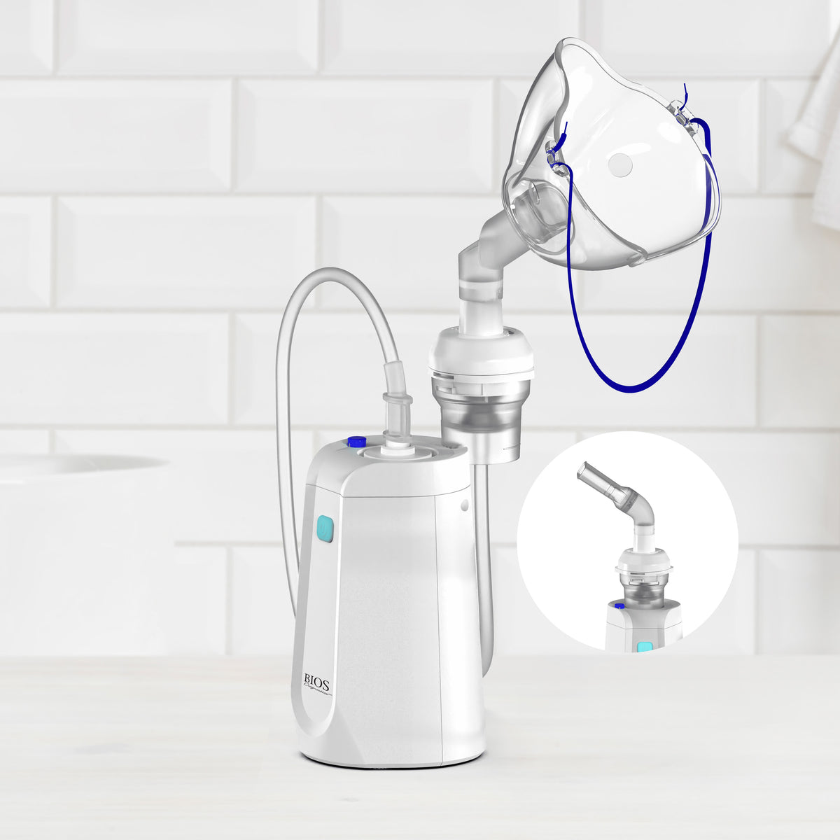 2-In-1 Nebulizer with different attachedments