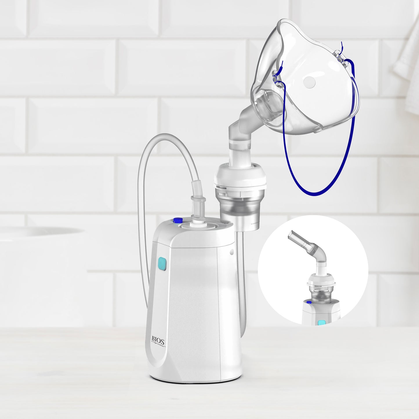 2-In-1 Nebulizer with different attachedments