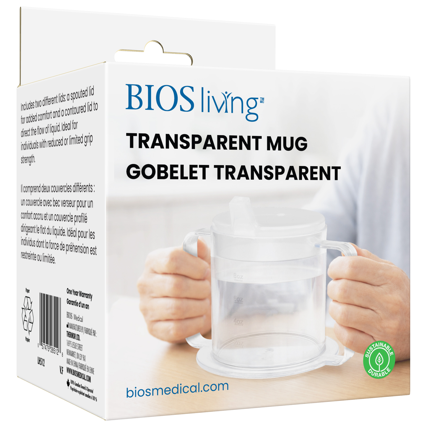 Transparent Mug - 9 oz/ 265ml