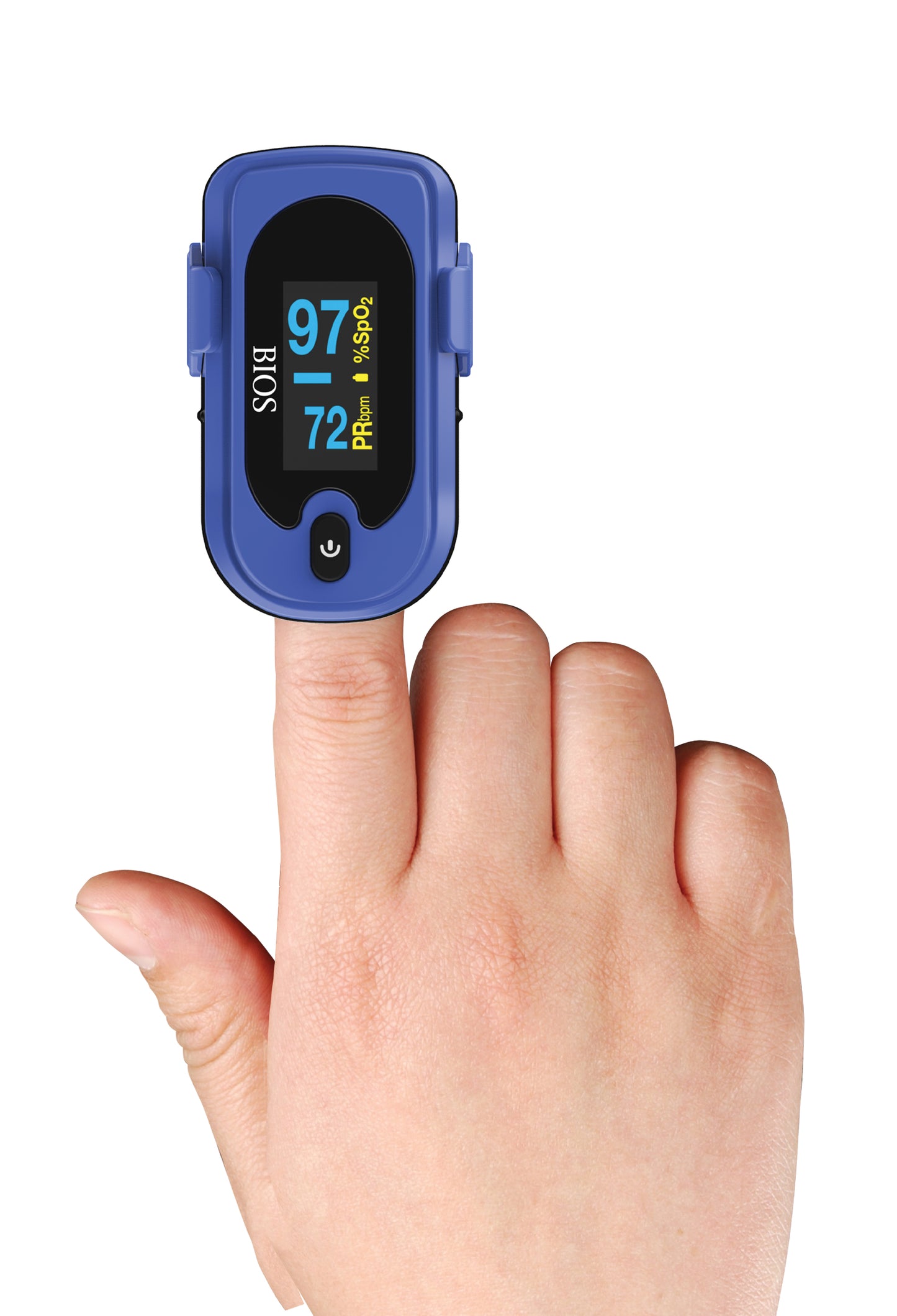 Fingertip Pulse Oximeter in use