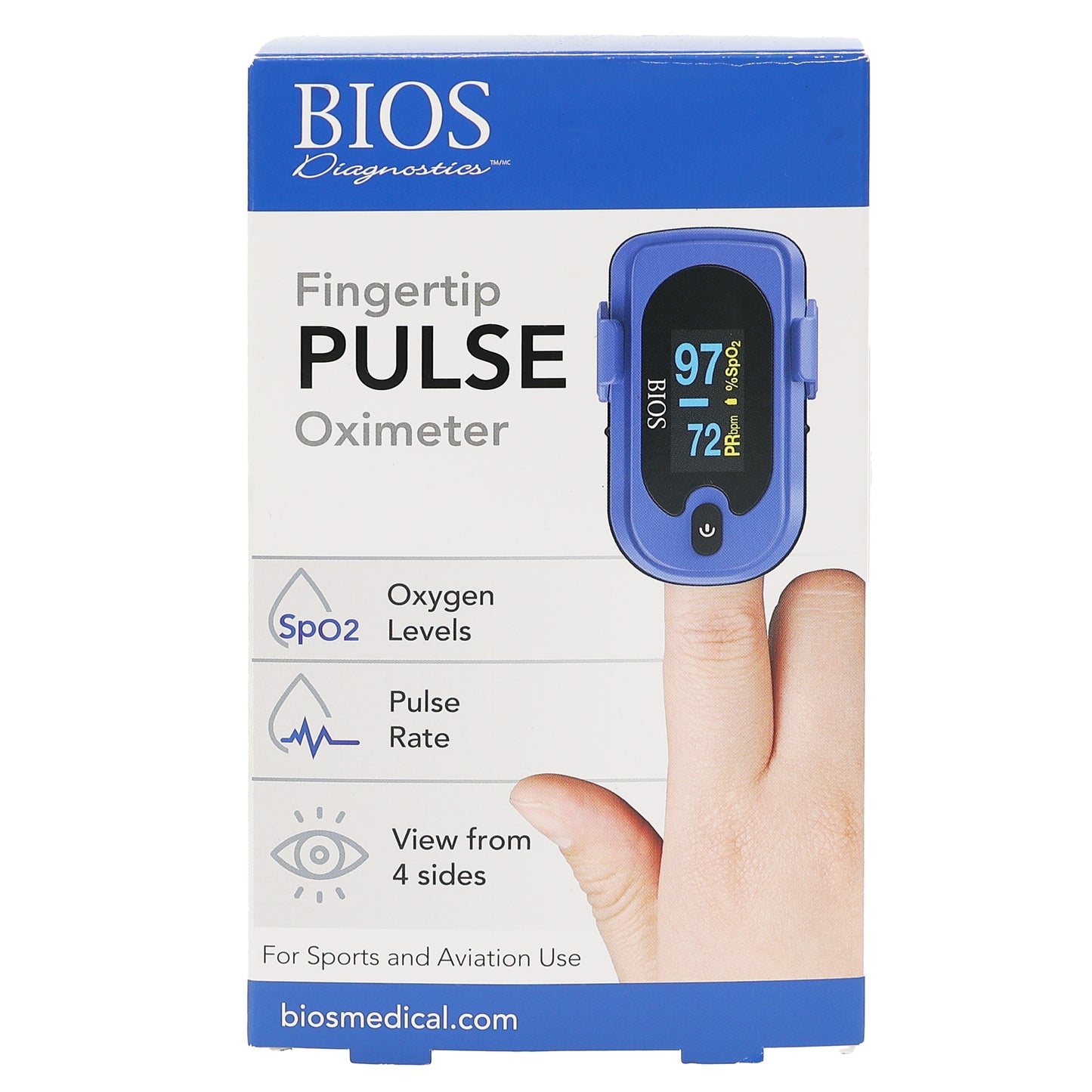 Fingertip Pulse Oximeter package front