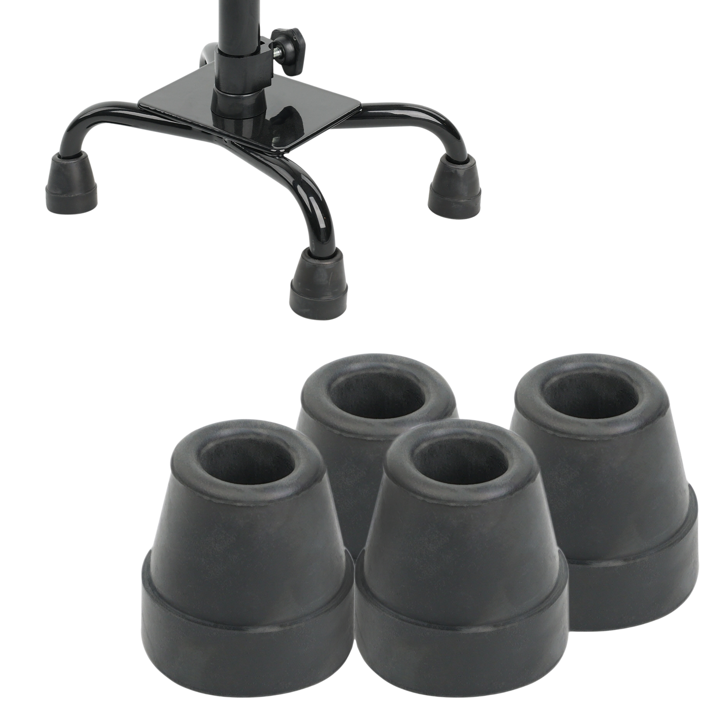 Quad Cane Tips – 4 pack