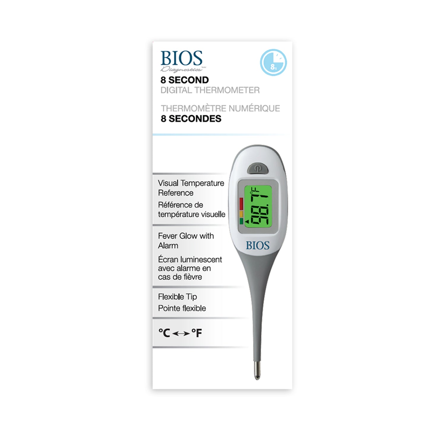Digital Thermometer - 8 Seconds