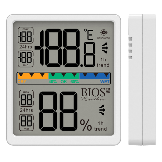 Colour Digital Thermometer & Hygrometer