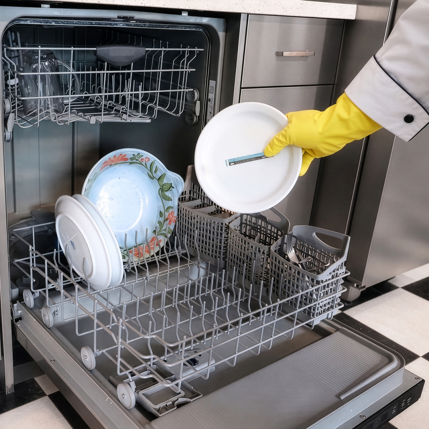 Dishwasher Temperature Strips