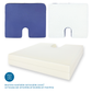 Coccyx Foam & Berber Top Cushion 3”/7.6cm