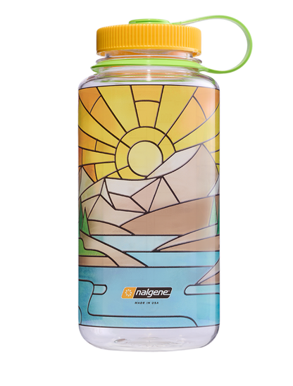 32oz Wide Mouth Bottle - Stained Glass