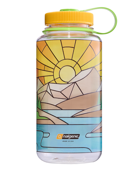 32oz Wide Mouth Bottle - Stained Glass