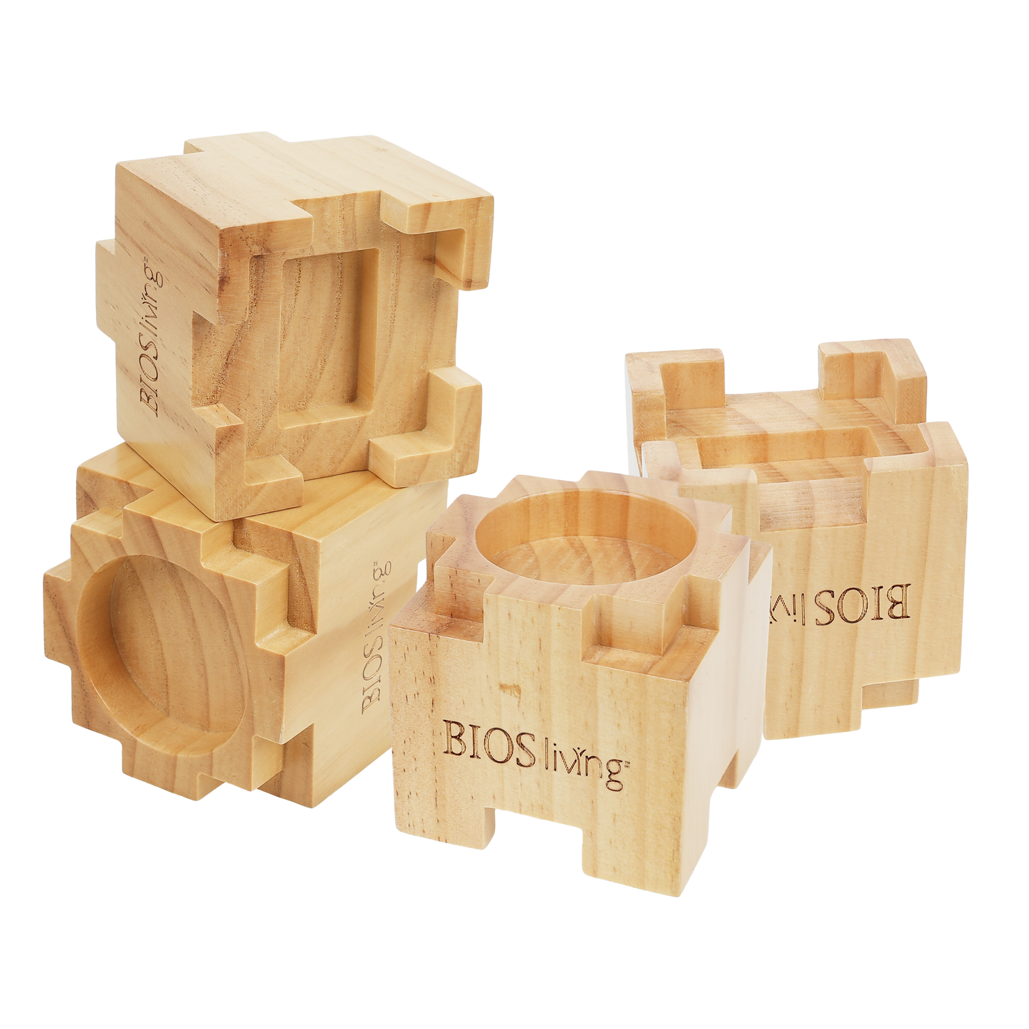 Wood Bed Risers (set of 4)