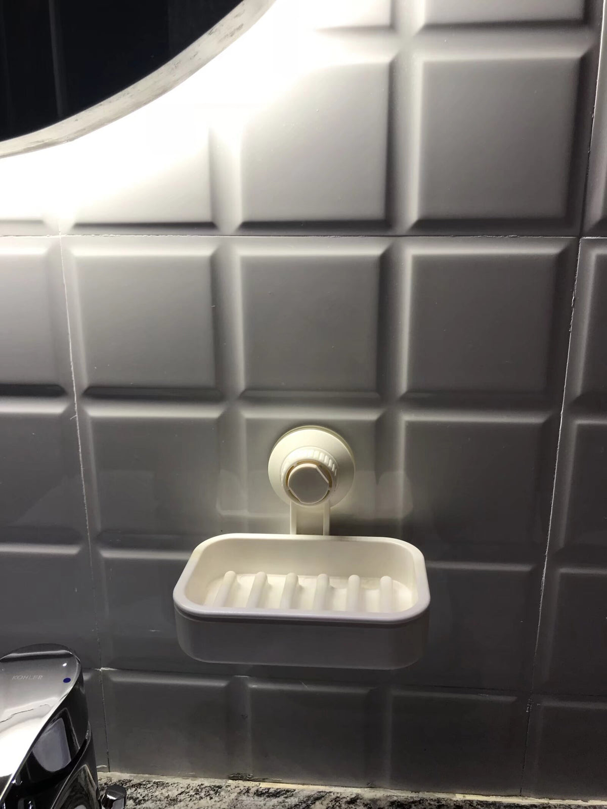 SOAP SHELF in use