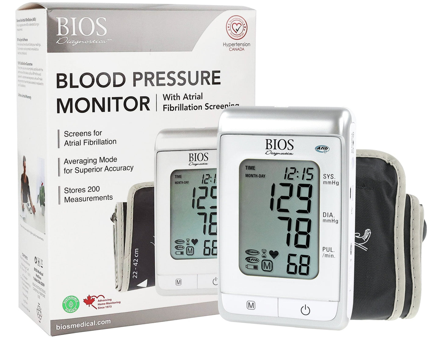 Blood Pressure Monitor with package