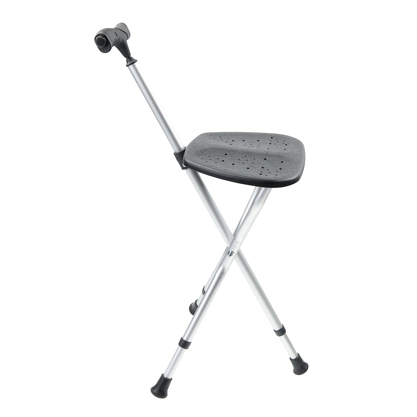 Walking Cane with Seat side