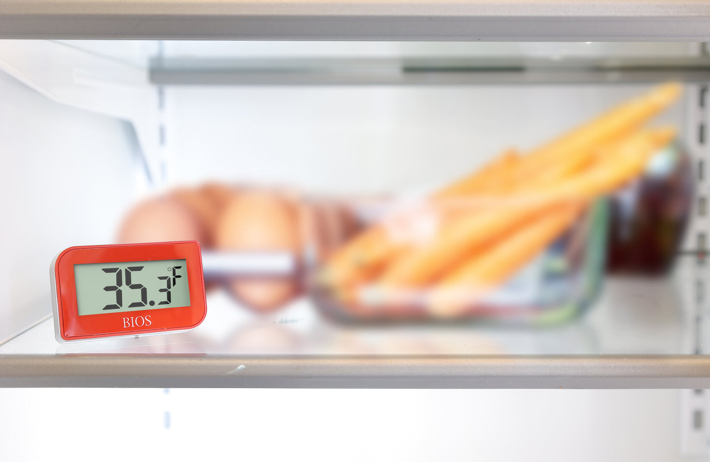 Digital Fridge & Freezer Thermometer in Fridge
