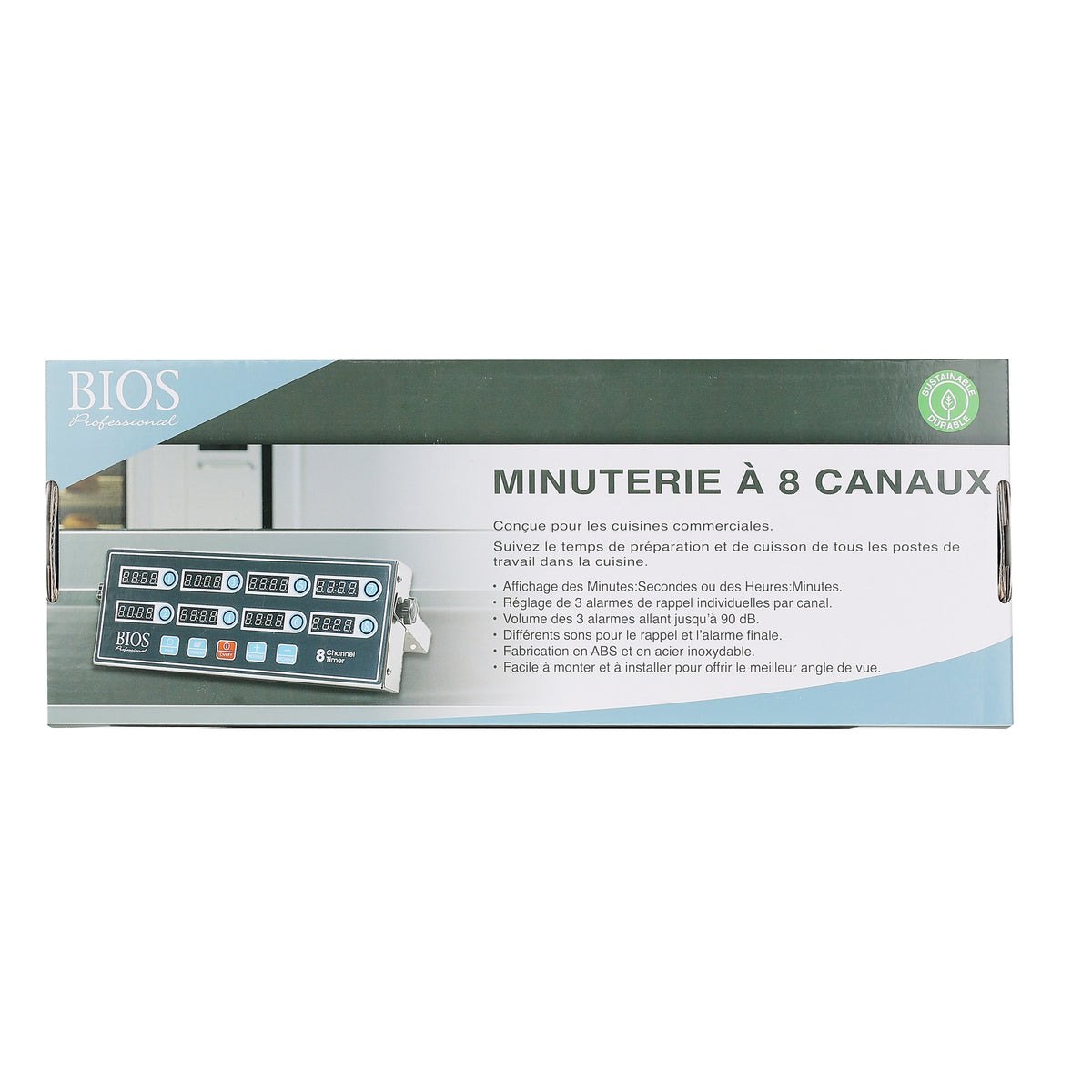 8 CHANNEL TIMER Packaging French