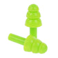 Child silicone ear plugs in green