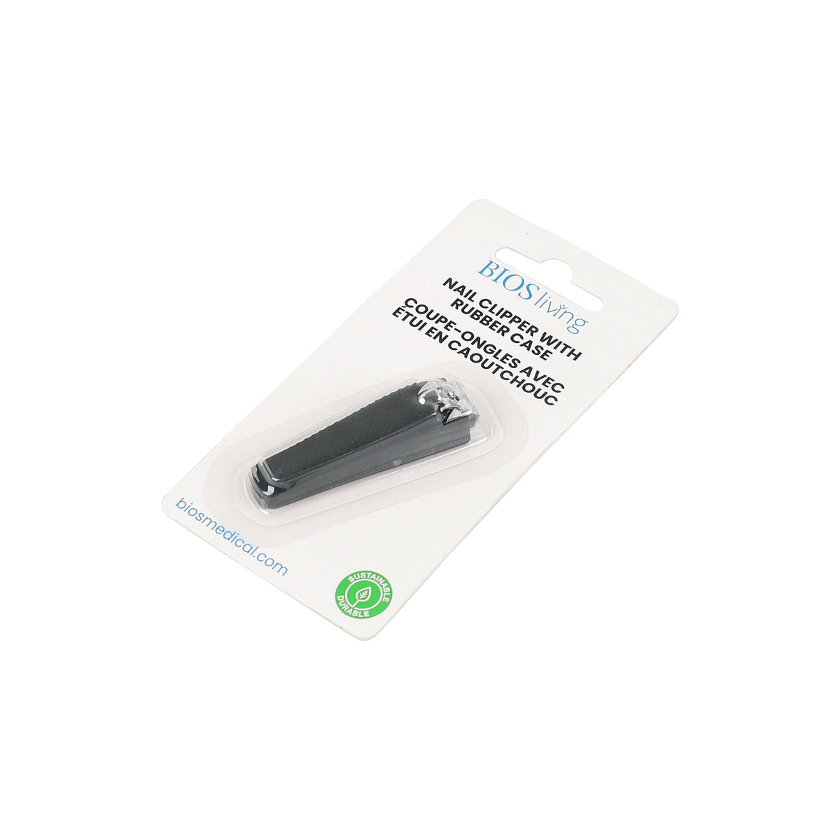 NAIL CLIPPER WITH RUBBER CASE