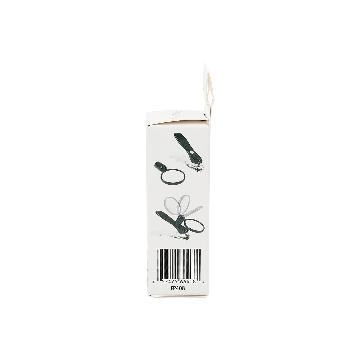 Rotating Nail Clipper With Magnifier packaging side 2