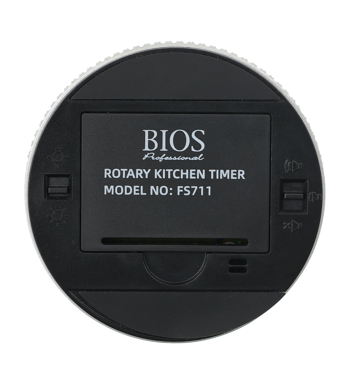 ROTARY KITCHEN TIMER back