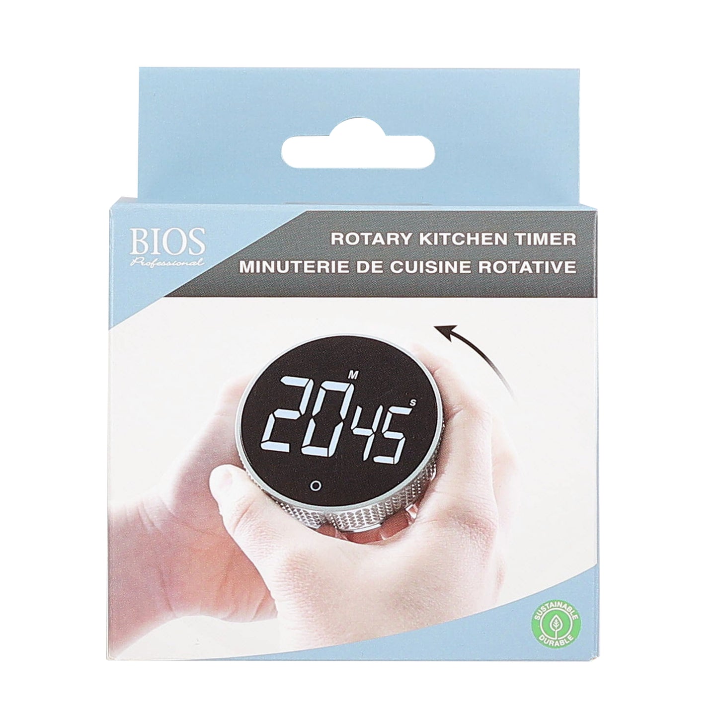 ROTARY KITCHEN TIMER packaging front
