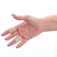 Gel Cuttable Toe Sleeves in use