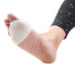 Gel Ball of Foot Sleeves in use