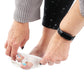 Gel Ball of Foot Sleeves in use