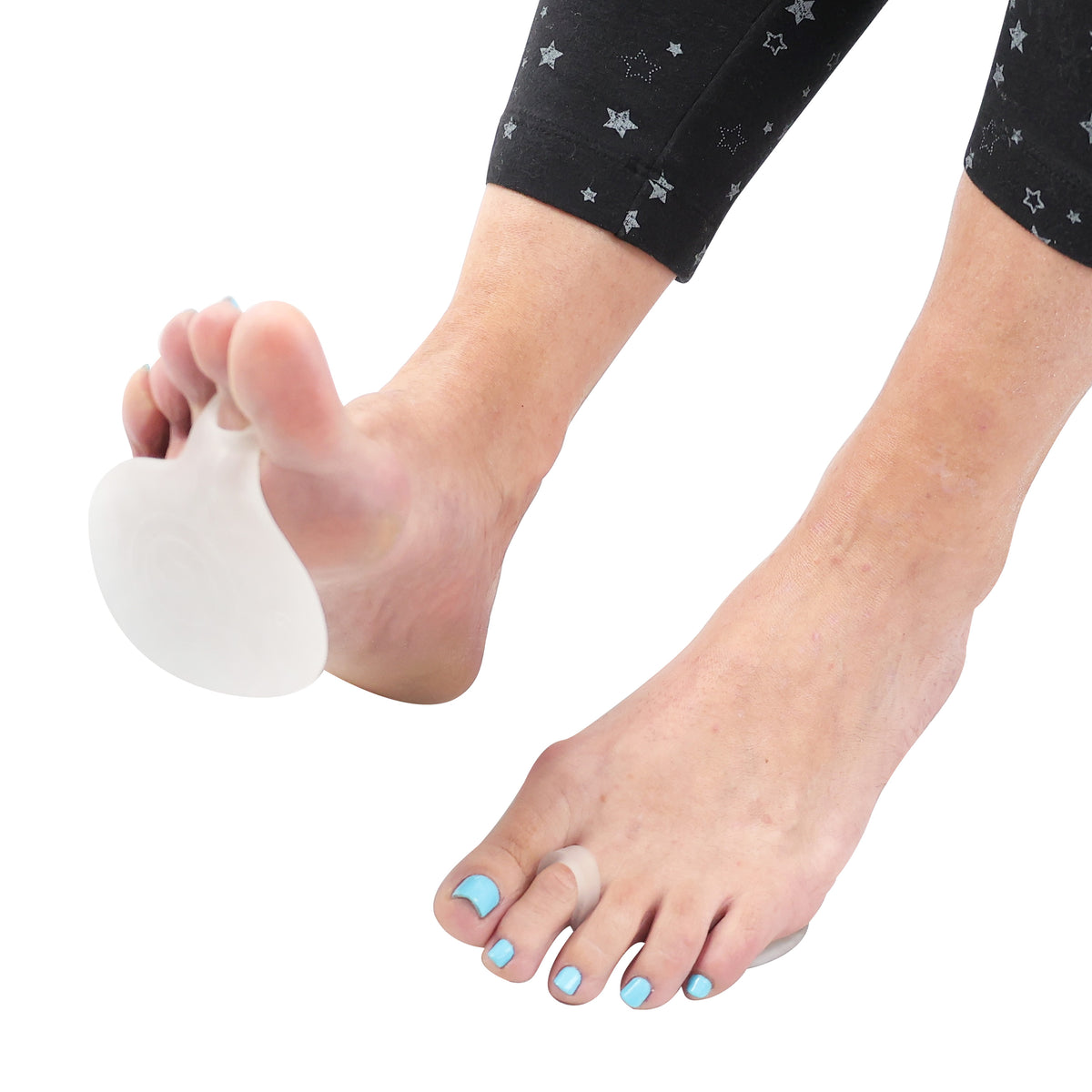 Gel Ball of Foot Cushion with Loop in use