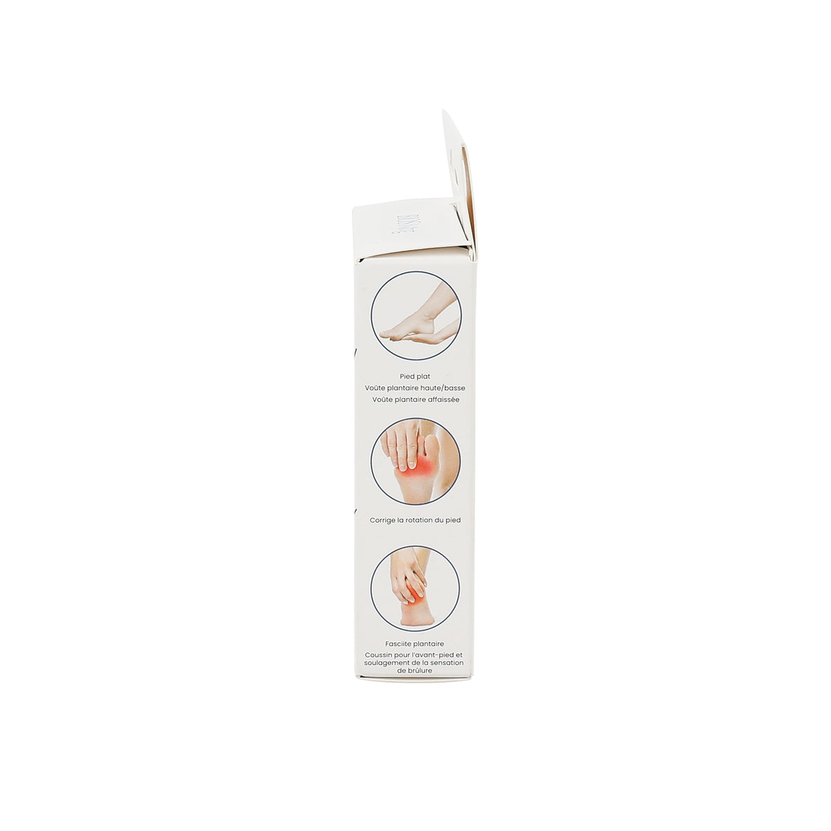 Gel Arch Support Sleeves package side 2