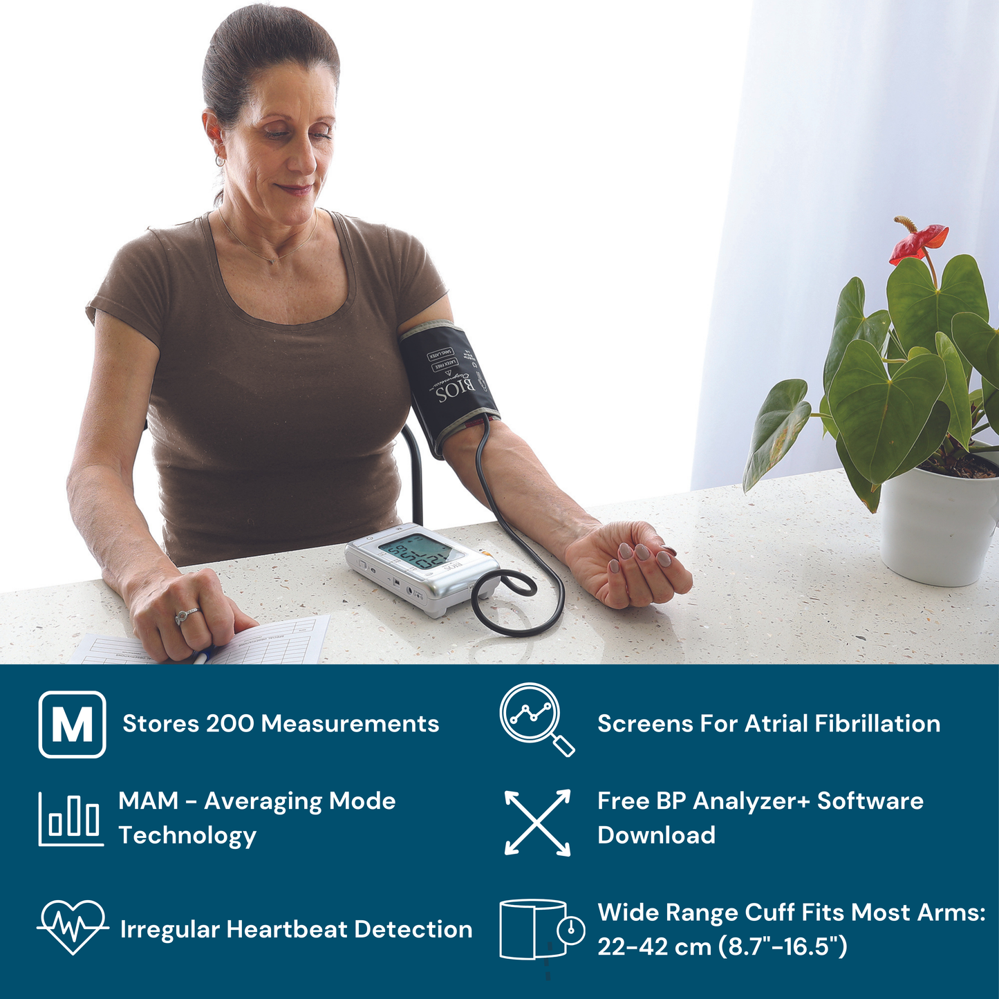 Blood Pressure Monitor – with Atrial Fibrillation Screening