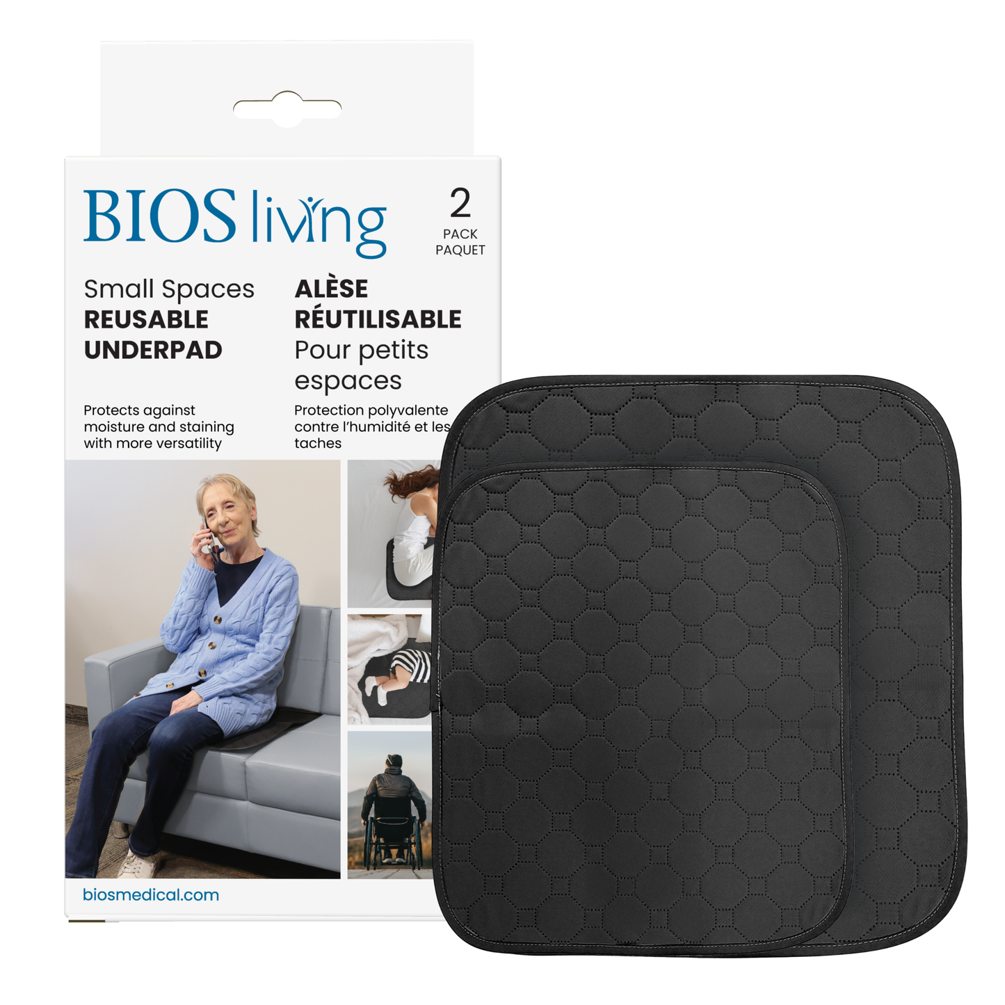 Small Spaces Reusable Underpad (2pack)