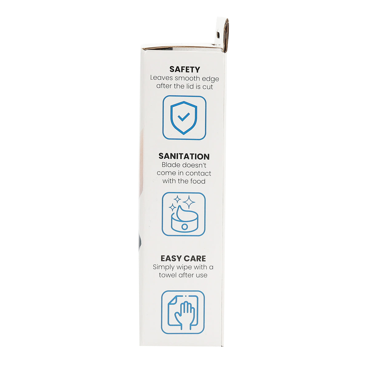 Easy Touch Can Opener Side Packaging Image