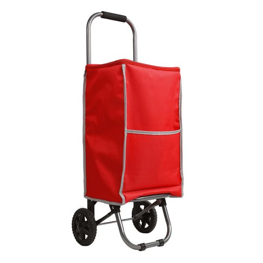 side view of the shopping cart