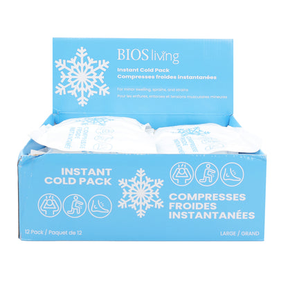 front view of the bulk instant cold package
