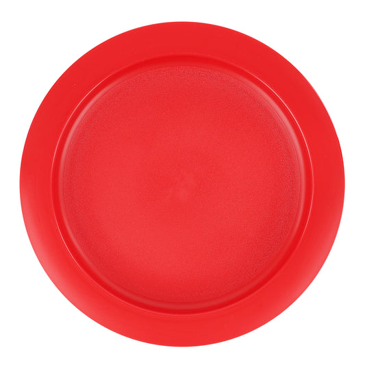 close up of the red inner lip plate