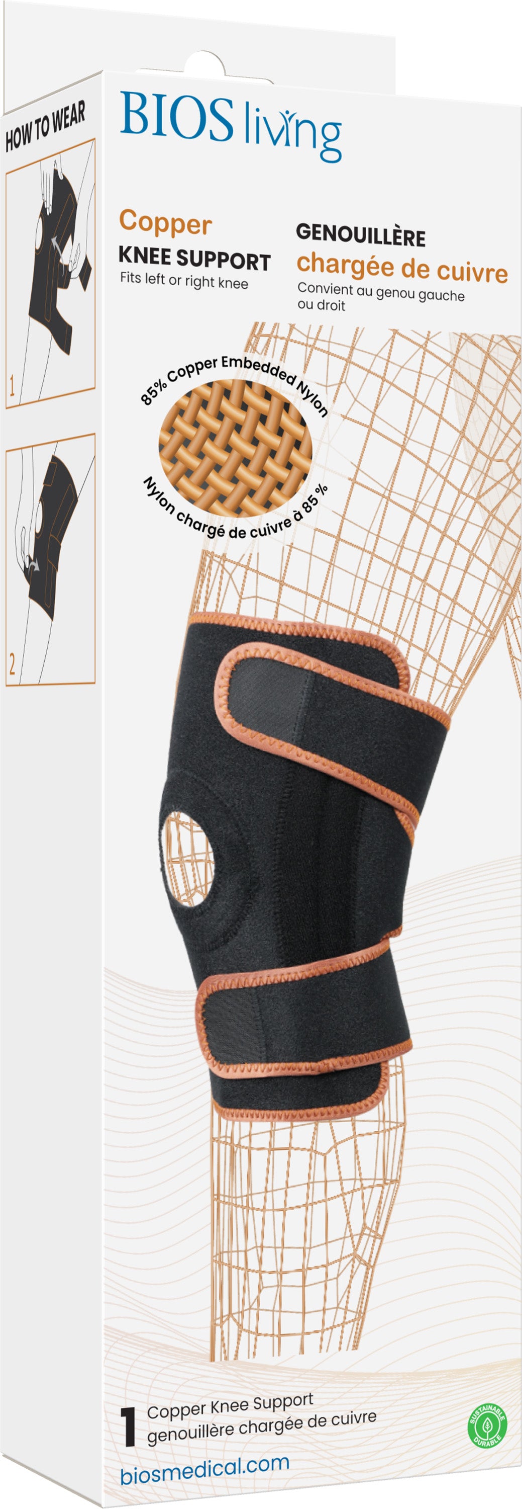 Copper Knee Support