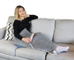 Weighted Heating Pad in use