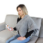 Weighted Heating Pad in use
