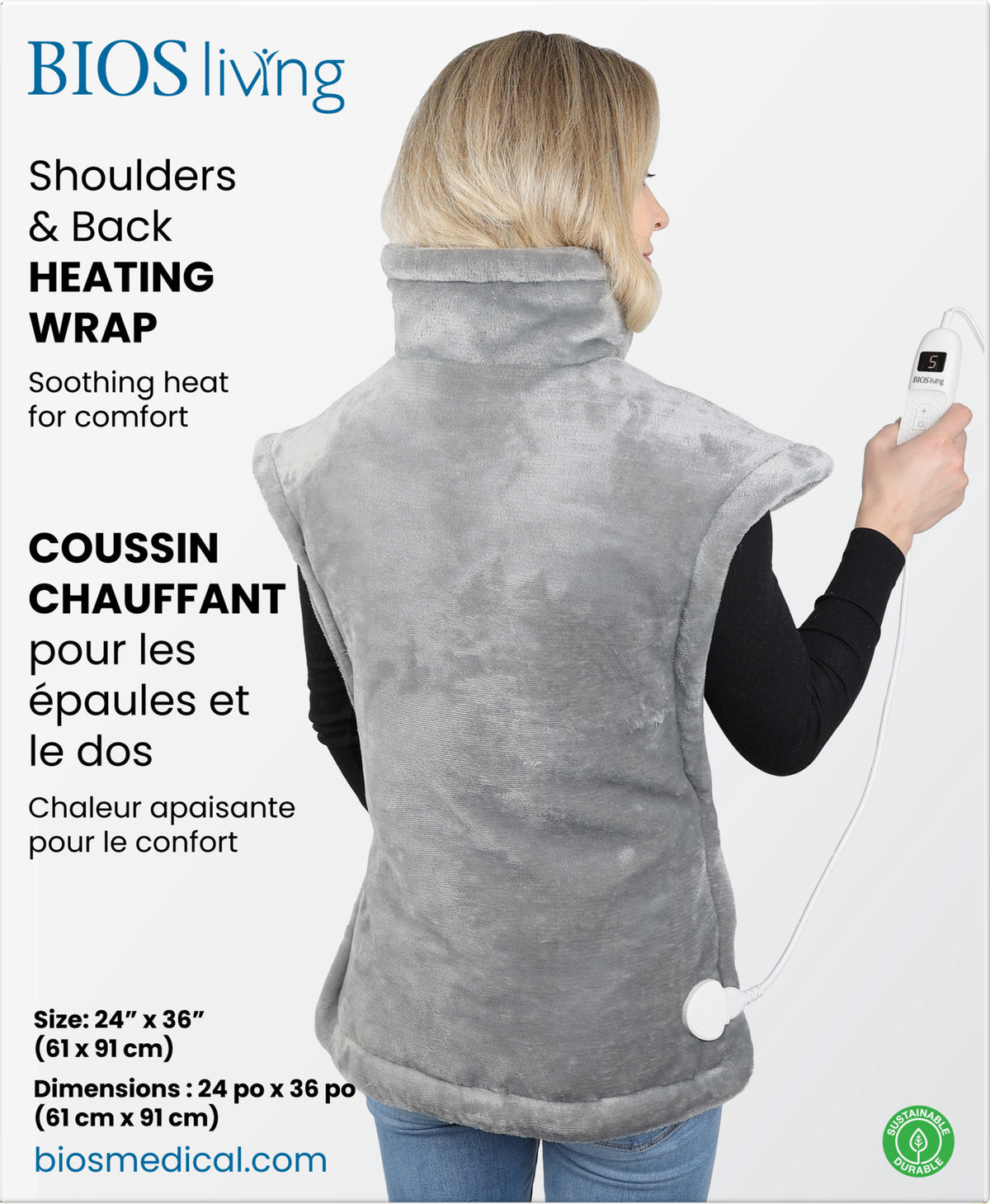 Heating Wrap Shoulders and Back pkg front