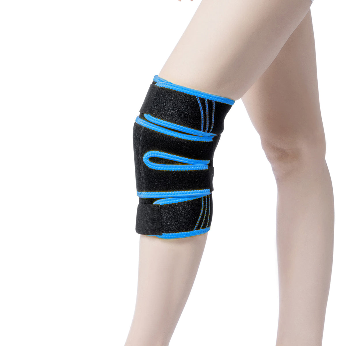 Knee Cold & Hot Wrap package in use