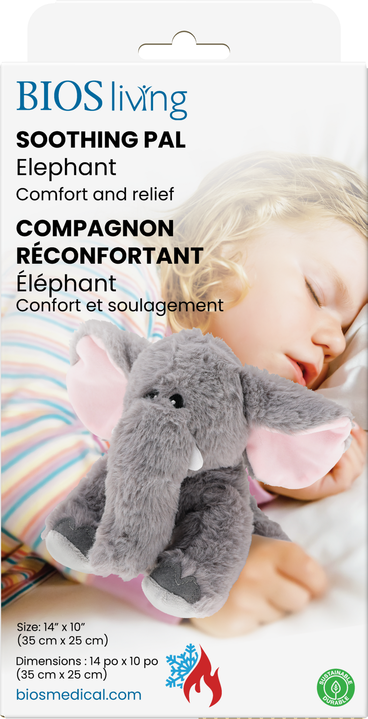 Soothing Pal Elephant Package - Front