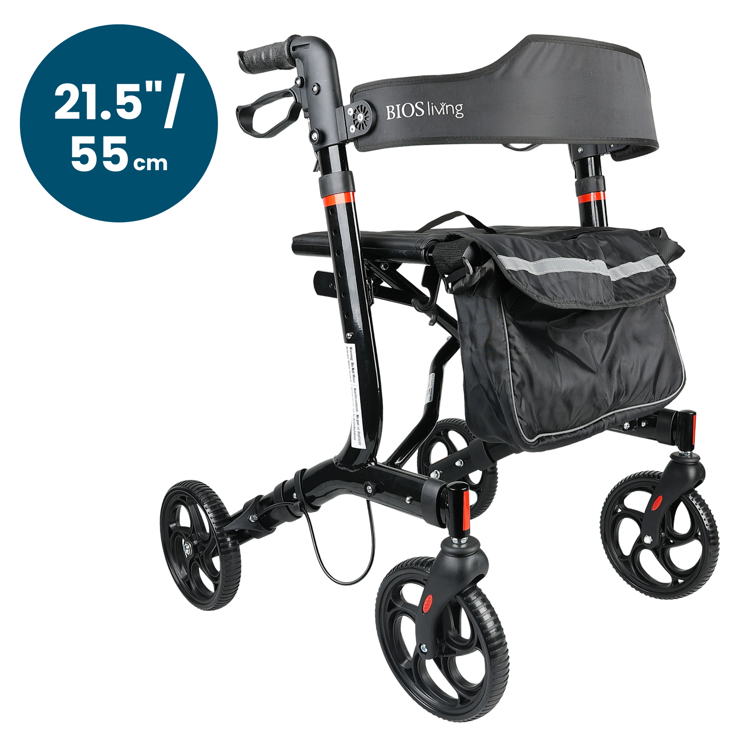 ONYX Rollator Standard Height 21.5"/ 55cm