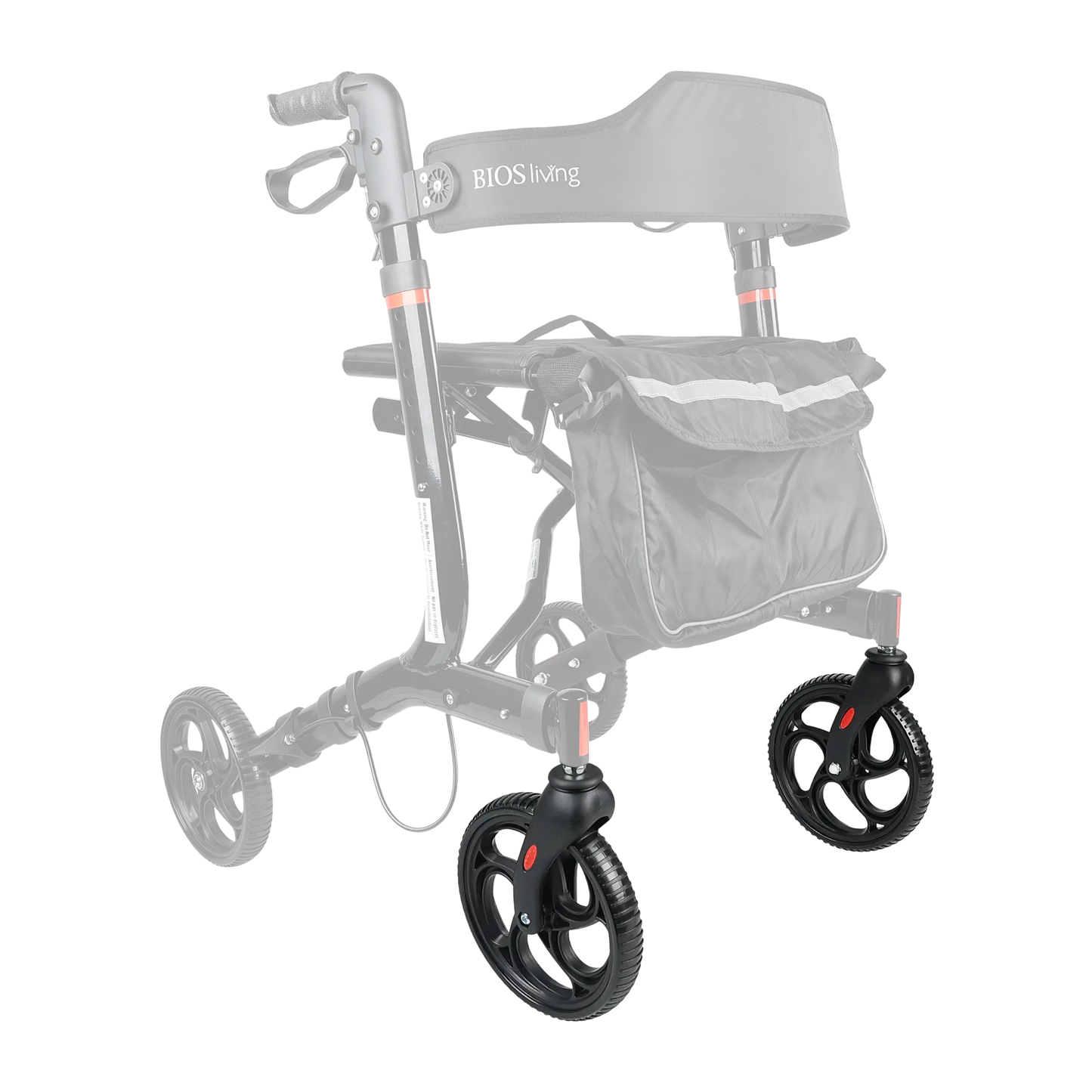 8" Front wheel with Fork for Rollators