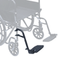 Right Wheelchair Leg and Foot Attachment