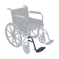 Right Wheelchair Leg and Foot Attachment