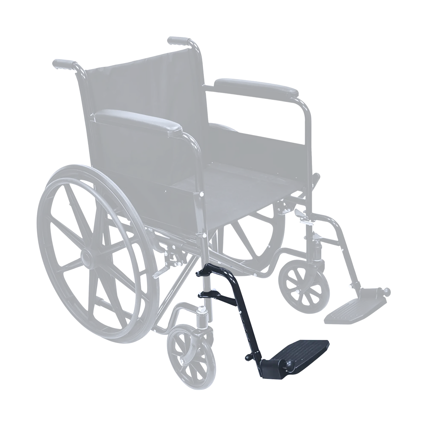 Right Wheelchair Leg and Foot Attachment